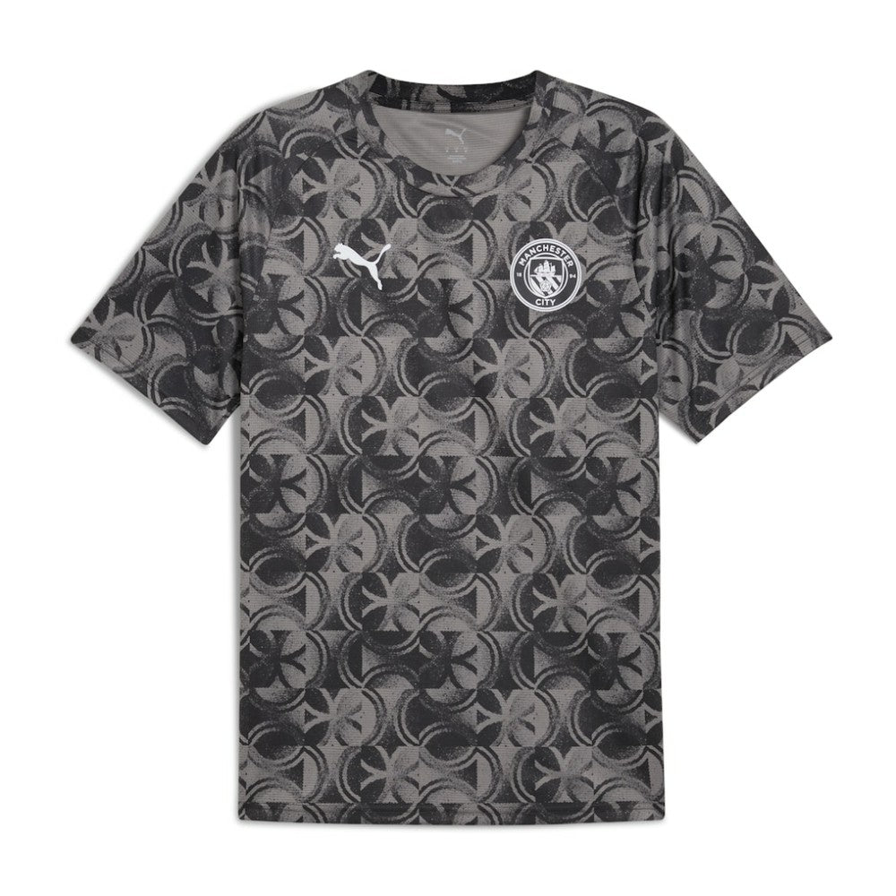 Manchester City 2025/26 Pre-Match Training Jersey - Puma Black