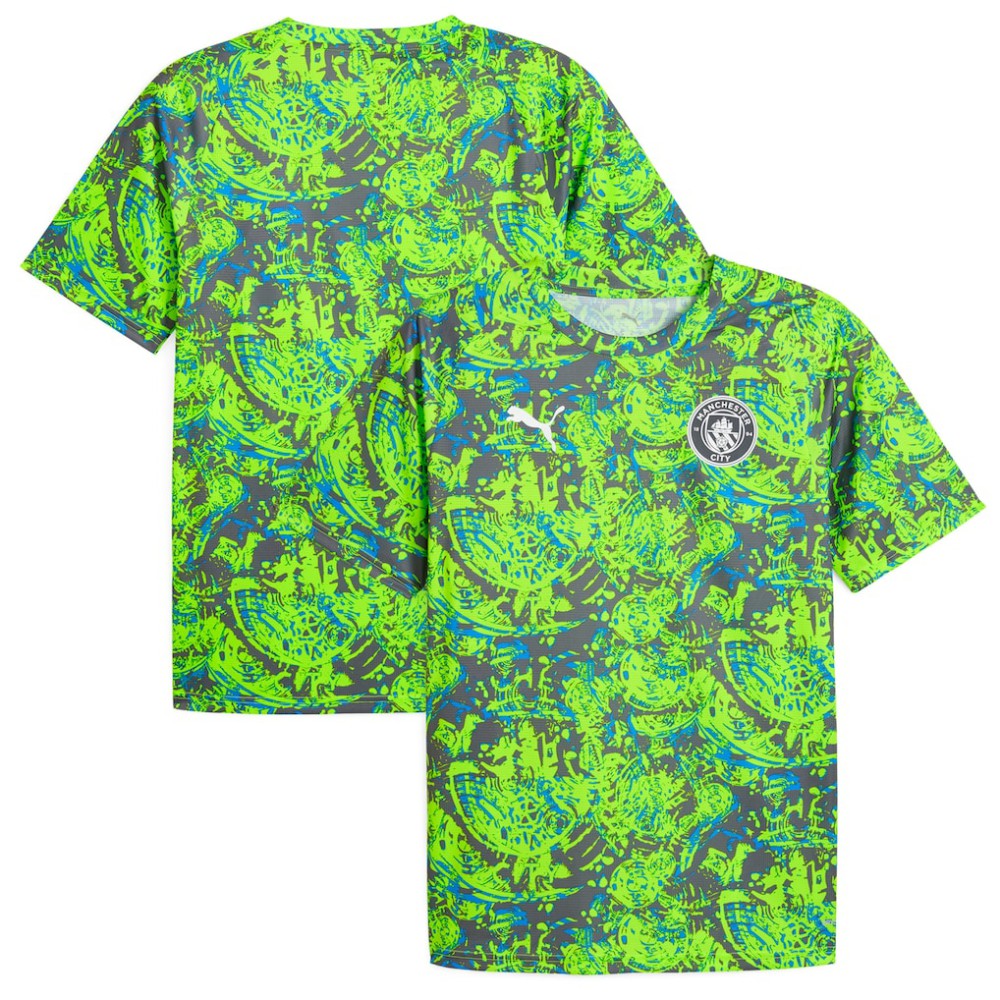 Manchester City 2025/26 Pre-Match Training Jersey - Puma Green