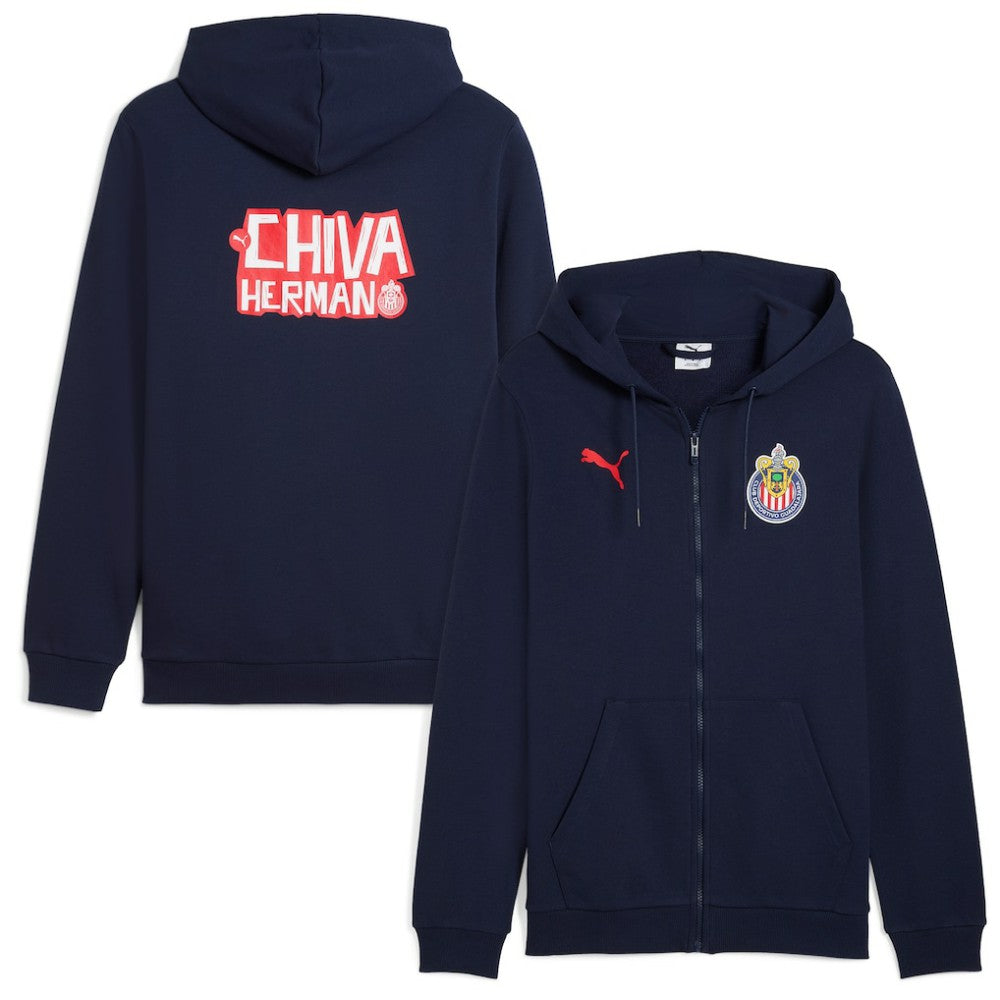 Chivas ftblCulture Full-Zip Sweat Hoodie - Puma Navy