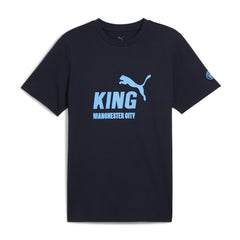 Manchester City 2025/26 King Logo T-Shirt - Puma Navy