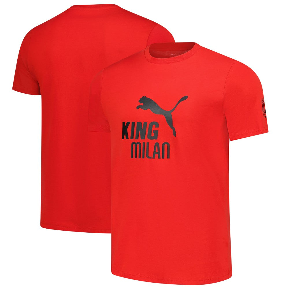 AC Milan 2025/26 King Logo T-Shirt - Puma Red