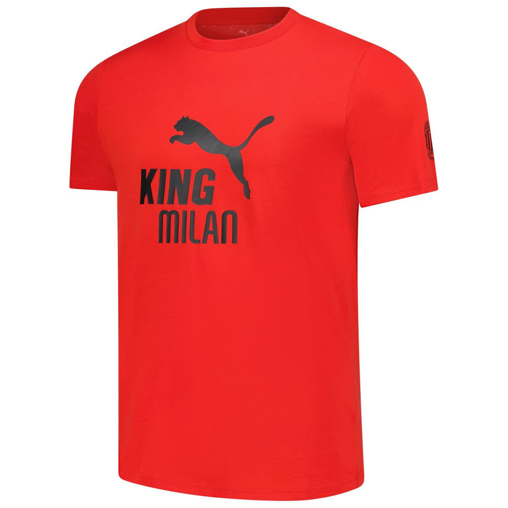 AC Milan 2025/26 King Logo T-Shirt - Puma Red