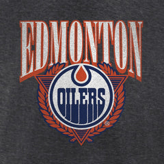 NHL Charcoal Edmonton Oilers Retro Seal T-Shirt