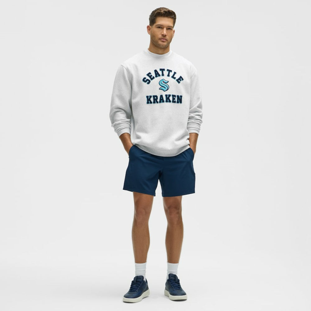 NHL Heathered Core Ultra Light Grey|Heathered Core Ultra Light Grey Seattle Kraken lululemon Steady State Crew