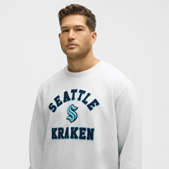 NHL Heathered Core Ultra Light Grey|Heathered Core Ultra Light Grey Seattle Kraken lululemon Steady State Crew
