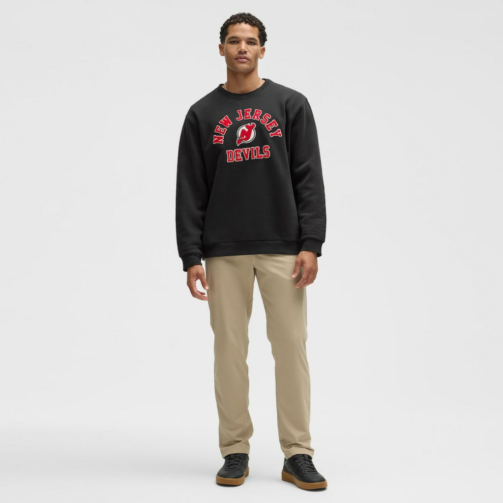 NHL Black|Black New Jersey Devils lululemon Steady State Crew