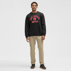 NHL Black|Black New Jersey Devils lululemon Steady State Crew