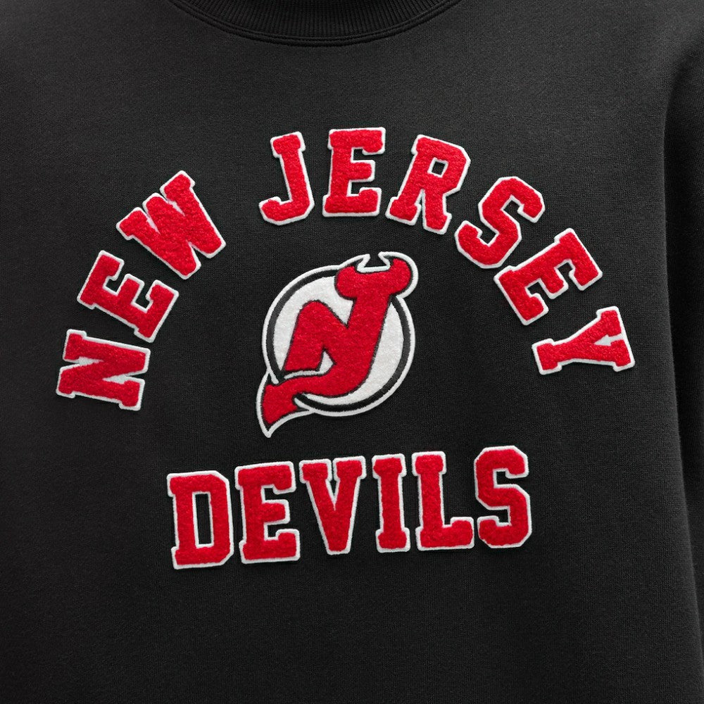 NHL Black|Black New Jersey Devils lululemon Steady State Crew