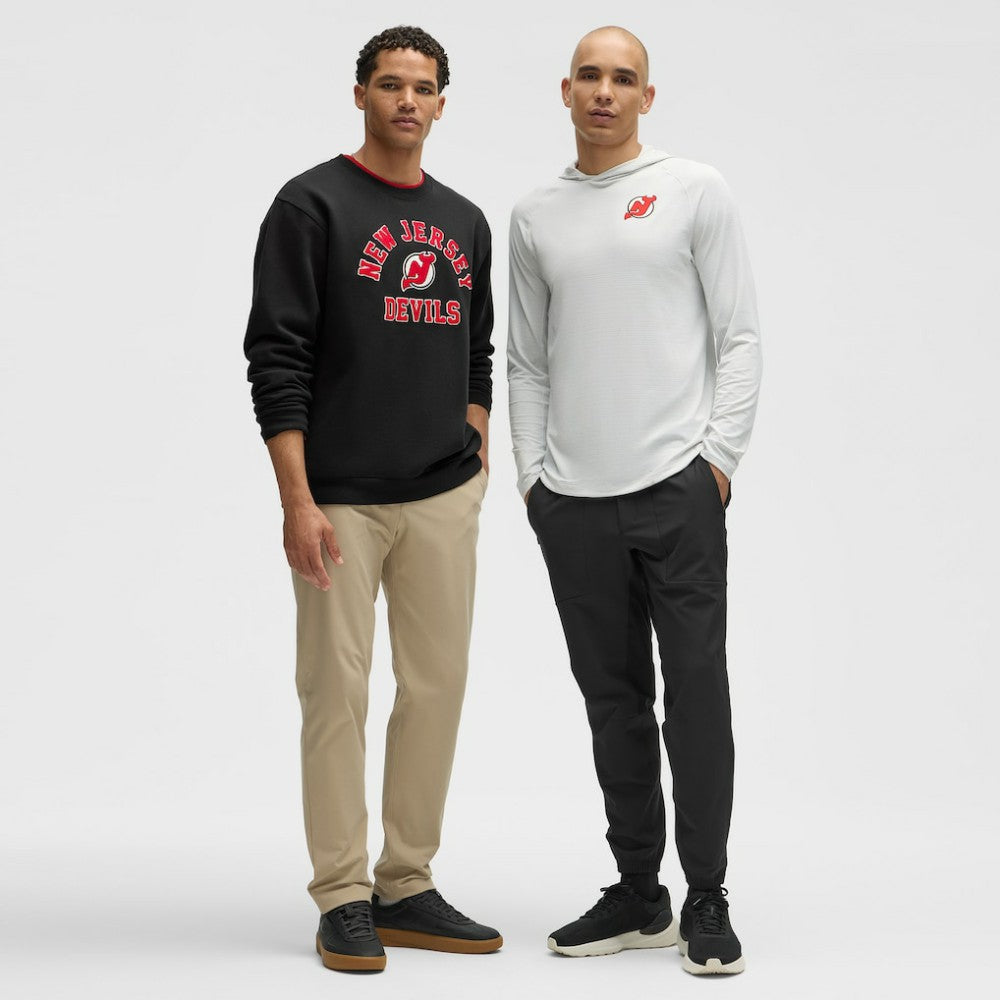 NHL Black|Black New Jersey Devils lululemon Steady State Crew
