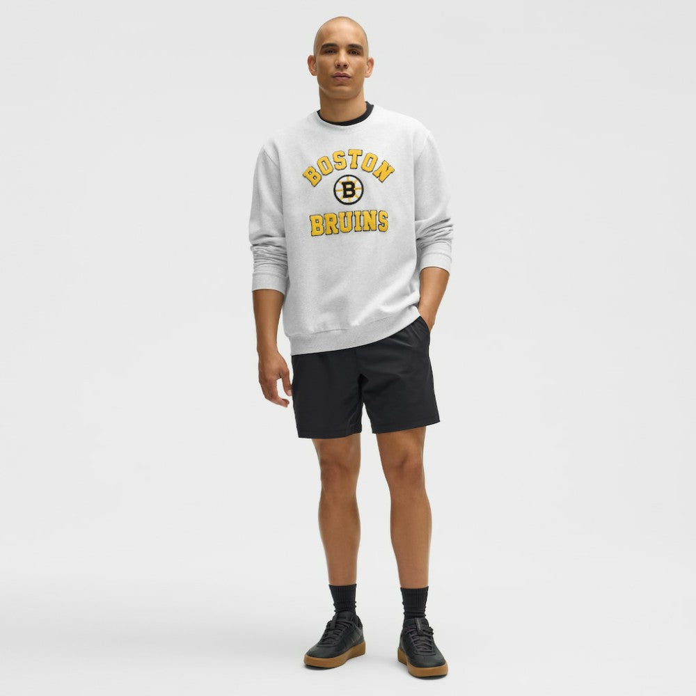 NHL Heathered Core Ultra Light Grey|Heathered Core Ultra Light Grey Boston Bruins lululemon Steady State Crew
