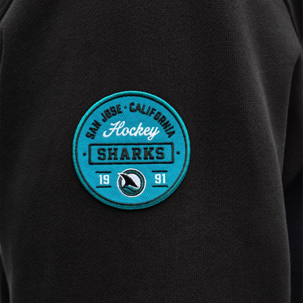 NHL Black|Black San Jose Sharks lululemon Steady State Pullover Hoodie