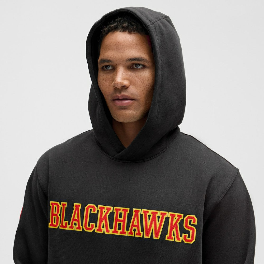 NHL Black|Black Chicago Blackhawks lululemon Steady State Pullover Hoodie