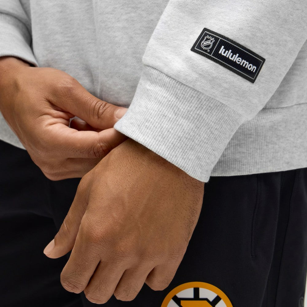 NHL Heathered Core Ultra Light Grey|Heathered Core Ultra Light Grey Boston Bruins lululemon Steady State Pullover Hoodie