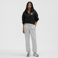 NHL Black|Black Anaheim Ducks lululemon Women's Scuba Oversized Half-Zip Hoodie
