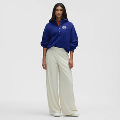NHL Larkspur|Larkspur Edmonton Oilers lululemon Women's Scuba Oversized Half-Zip Hoodie