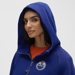 NHL Larkspur|Larkspur Edmonton Oilers lululemon Women's Scuba Oversized Half-Zip Hoodie