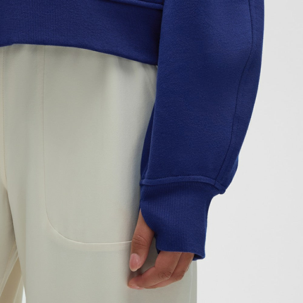 NHL Larkspur|Larkspur Edmonton Oilers lululemon Women's Scuba Oversized Half-Zip Hoodie