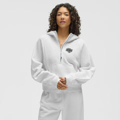 NHL Heathered Core Ultra Light Grey|Heathered Core Ultra Light Grey Los Angeles Kings lululemon Women's Scuba Oversized Half-Zip Hoodie