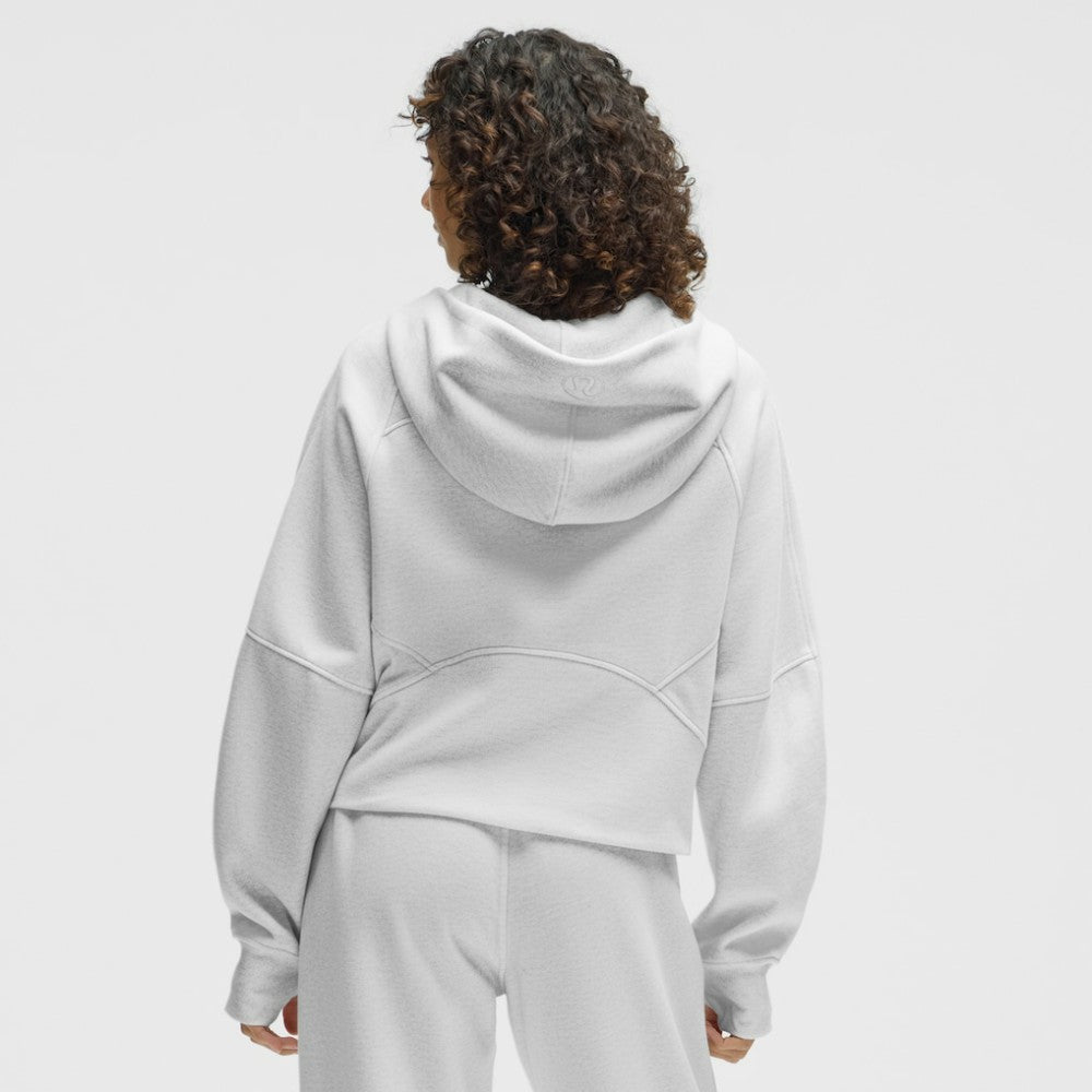NHL Heathered Core Ultra Light Grey|Heathered Core Ultra Light Grey Los Angeles Kings lululemon Women's Scuba Oversized Half-Zip Hoodie