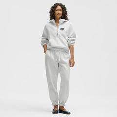 NHL Heathered Core Ultra Light Grey|Heathered Core Ultra Light Grey Los Angeles Kings lululemon Women's Scuba Oversized Half-Zip Hoodie