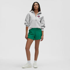 NHL Heathered Core Ultra Light Grey|Heathered Core Ultra Light Grey Montreal Canadiens lululemon Women's Scuba Oversized Half-Zip Hoodie