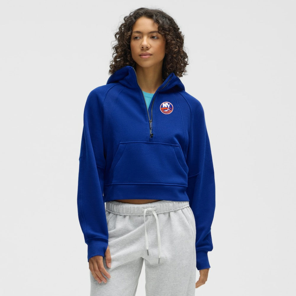 NHL College Cobalt|College Cobalt New York Islanders lululemon Women's Scuba Oversized Half-Zip Hoodie