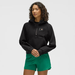 NHL Black|Black Philadelphia Flyers lululemon Women's Scuba Oversized Half-Zip Hoodie