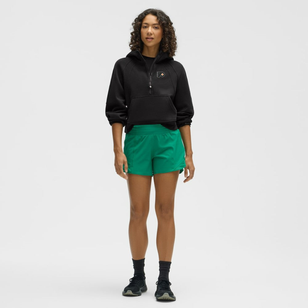 NHL Black|Black Philadelphia Flyers lululemon Women's Scuba Oversized Half-Zip Hoodie