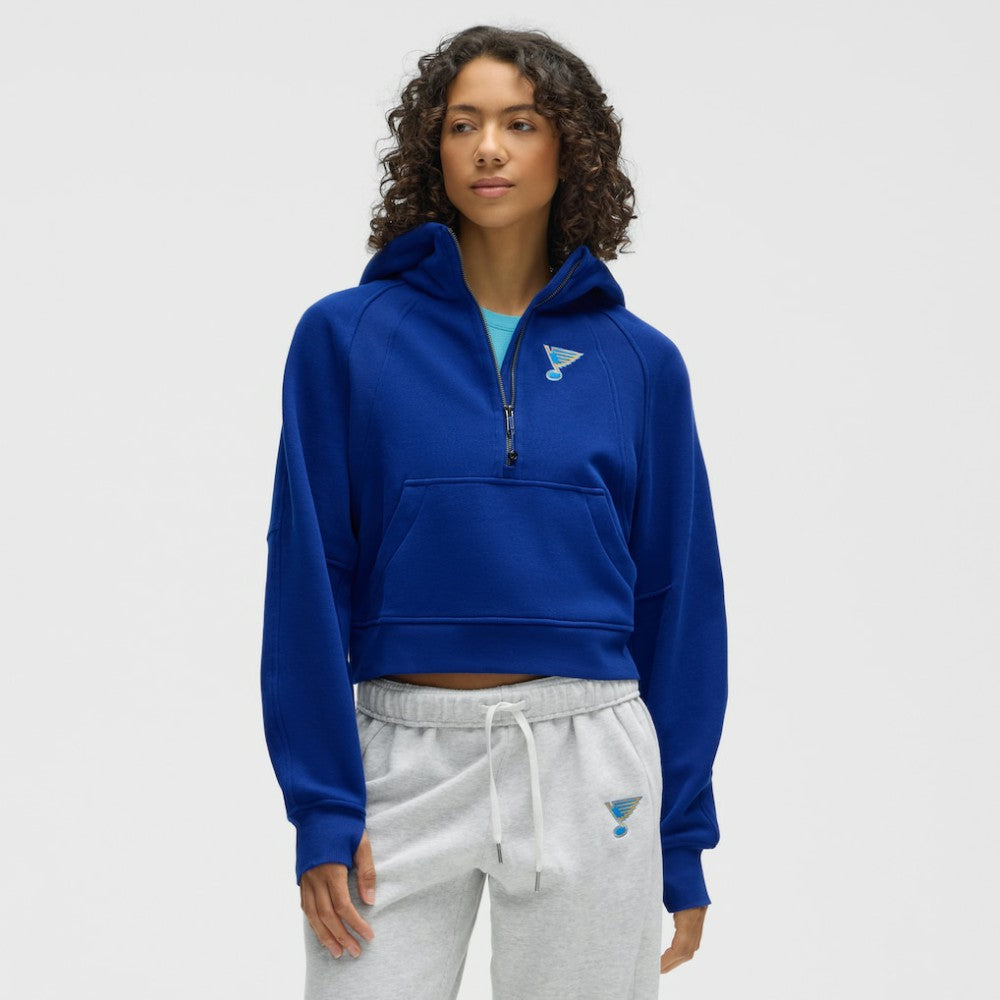 NHL College Cobalt|College Cobalt St. Louis Blues lululemon Women's Scuba Oversized Half-Zip Hoodie