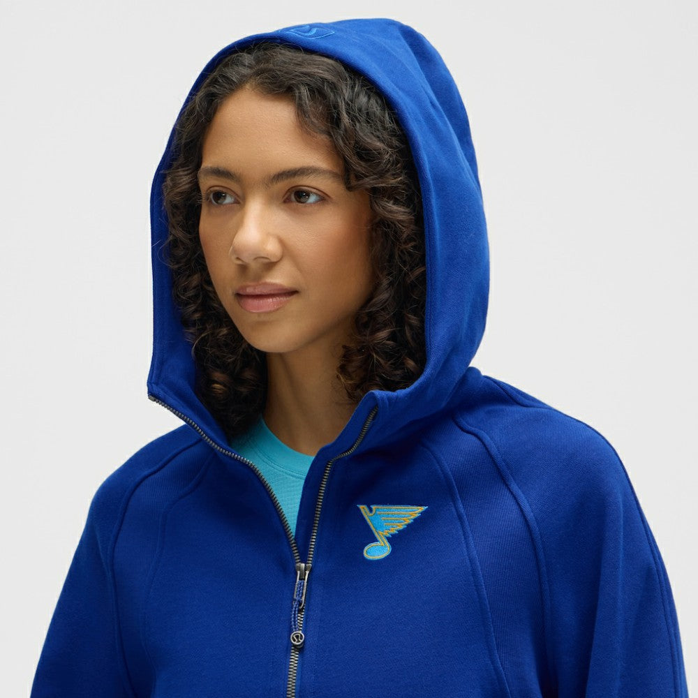 NHL College Cobalt|College Cobalt St. Louis Blues lululemon Women's Scuba Oversized Half-Zip Hoodie