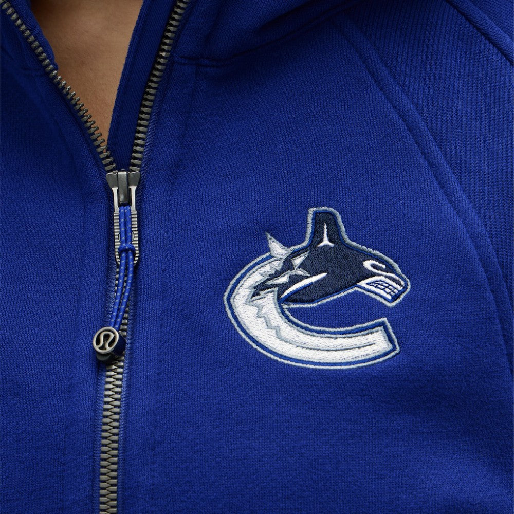 NHL Larkspur|Larkspur Vancouver Canucks lululemon Women's Scuba Oversized Half-Zip Hoodie