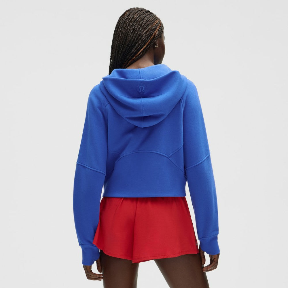 NHL Blue|Blue New York Rangers lululemon Women's Scuba Oversized Half-Zip Hoodie