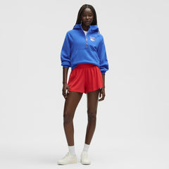 NHL Blue|Blue New York Rangers lululemon Women's Scuba Oversized Half-Zip Hoodie