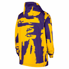 NBA Los Angeles Lakers Unisex Courtside Club Premium Woven Full-Zip Hooded Jacket