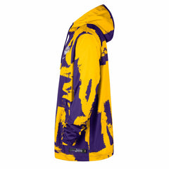 NBA Los Angeles Lakers Unisex Courtside Club Premium Woven Full-Zip Hooded Jacket