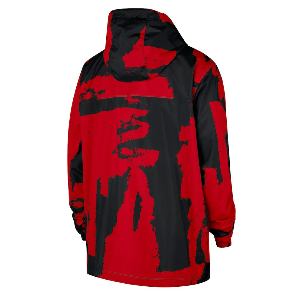 NBA Chicago Bulls Courtside Club Premium Woven Full-Zip Hooded Jacket