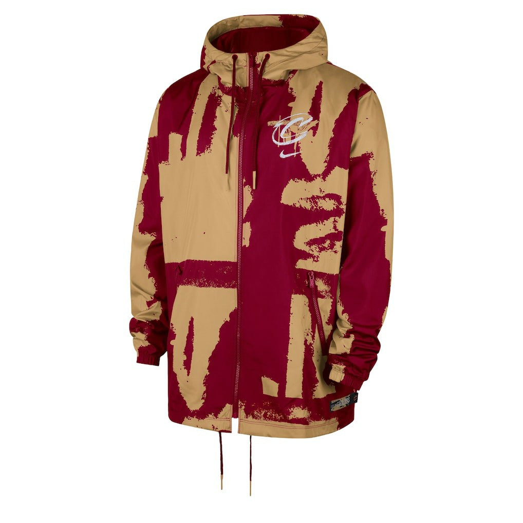 NBA Cleveland Cavaliers Courtside Club Premium Woven Full-Zip Hooded Jacket sale