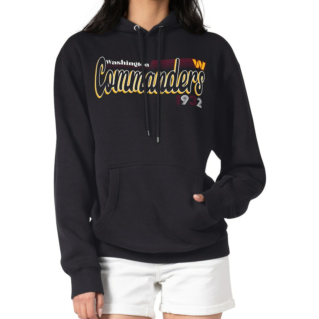 Starter Women's Groovy Script Pullover Hoodie - Washington Commanders