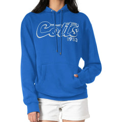 Starter Women's Groovy Script Pullover Hoodie - Indianapolis Colts