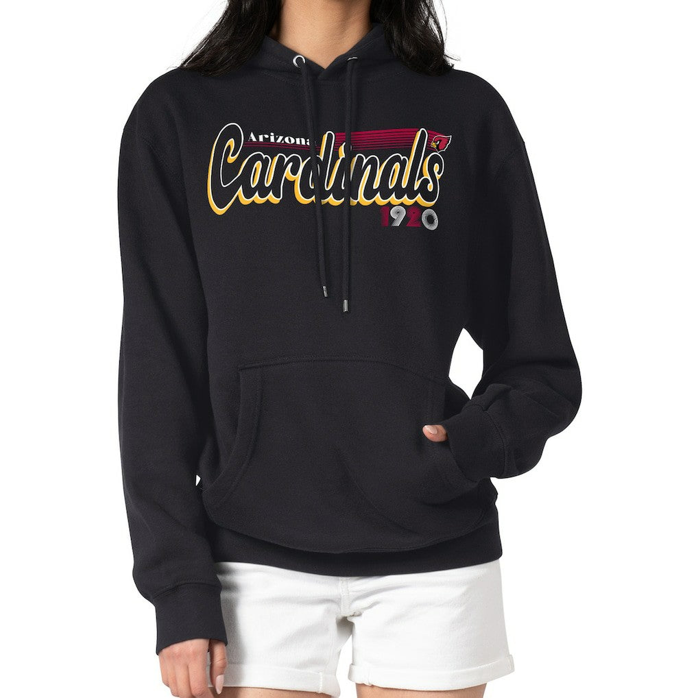 Starter Women's Groovy Script Pullover Hoodie - Arizona Cardinals