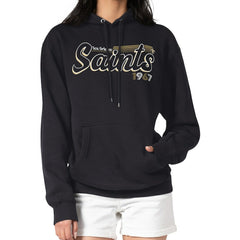 Starter Women's Groovy Script Pullover Hoodie - New Orleans Saints