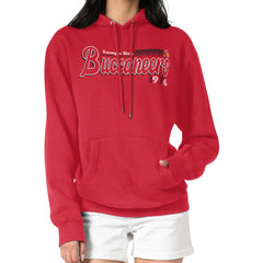 Starter Women's Groovy Script Pullover Hoodie - Tampa Bay Buccaneers