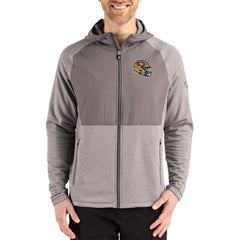 Cutter & Buck Peshastin Eco Fleece Recycled Raglan Full-Zip Tri-Blend Hybrid Jacket - San Francisco 49ers