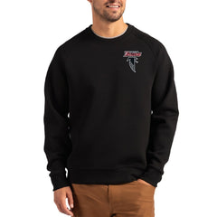 Cutter & Buck Throwback Roam Recycled Raglan Pullover Sweatshirt - Atlanta Falcons