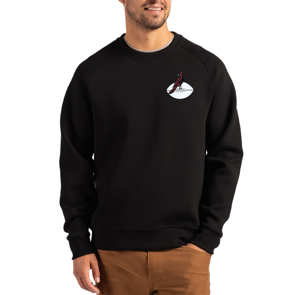 Cutter & Buck Throwback Roam Recycled Raglan Pullover Sweatshirt - Arizona Cardinals