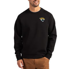 Cutter & Buck Primary Logo Roam Recycled Raglan Pullover Sweatshirt - Jacksonville Jaguars