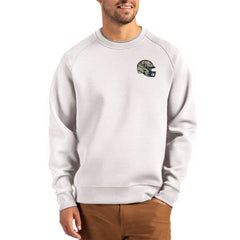 Cutter & Buck Helmet Roam Recycled Raglan Pullover Sweatshirt - New Orleans Saints