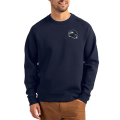 Cutter & Buck Helmet Roam Recycled Raglan Pullover Sweatshirt - Seattle Seahawks