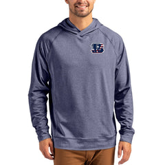 Cutter & Buck Adapt Americana Knit Recycled Raglan Pullover Hoodie - Cincinnati Bengals