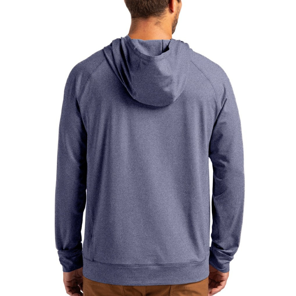 Cutter & Buck Adapt Americana Knit Recycled Raglan Pullover Hoodie - Denver Broncos